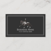 馬乗りエレガント馬 名刺 (正面)