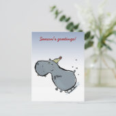 馬乗り馬馬（編集可能な単語） シーズンポストカード (スタンド正面)