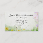 馬乗馬安定馬場名馬商 名刺 (裏面)