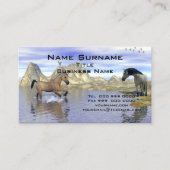 馬人気がある名刺 名刺 (正面)
