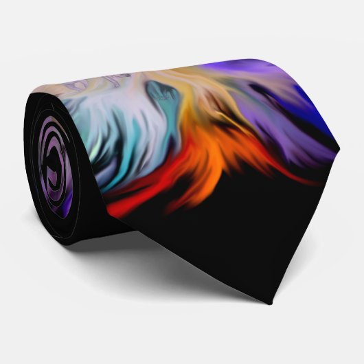 馬付き女性 ネクタイ (ロール)