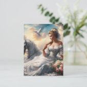 馬付き女性 ポストカード (スタンド正面)