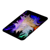 馬付き女性 マグネット (左側)