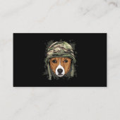 馬仙寺兵士退役軍人ドッグアーミー犬愛好家617 名刺 (裏面)