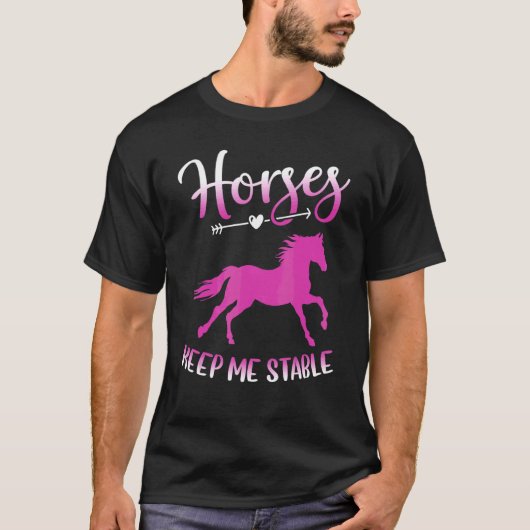 馬保私安定した乗馬の女性 Tシャツ (正面)