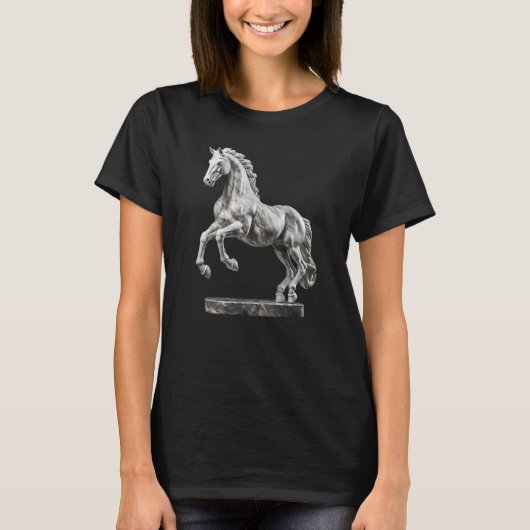 馬像彫刻1 Tシャツ (正面)