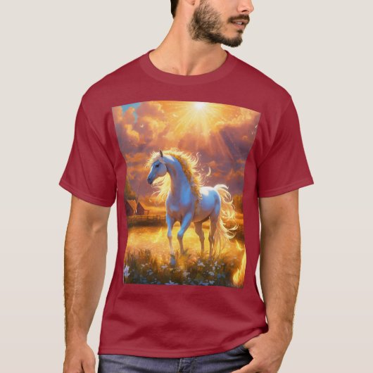 馬像 Tシャツ (正面)