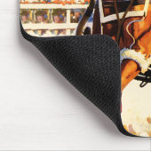 馬具競争 マウスパッド (コーナー)