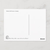 馬具荷車を引く付きの馬 ポストカード (裏面)