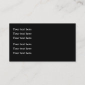 馬具革テーマ名刺 名刺 (裏面)