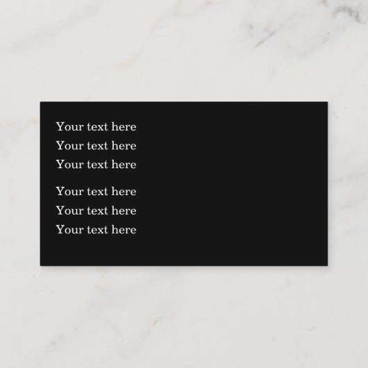 馬具革テーマ名刺 名刺 (裏面)