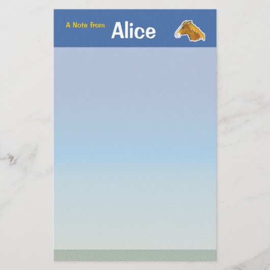 馬具 便箋 (正面)