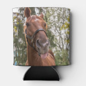 馬写真モノグラムおもしろいクーラーボックス 缶クーラー (裏面)