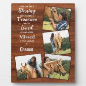 馬写真木素朴形記念 フォトプラーク (正面)