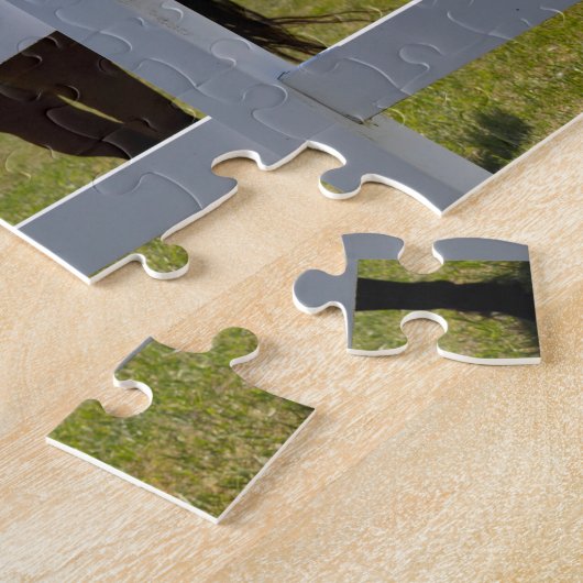 馬写真 ジグソーパズル (側面)