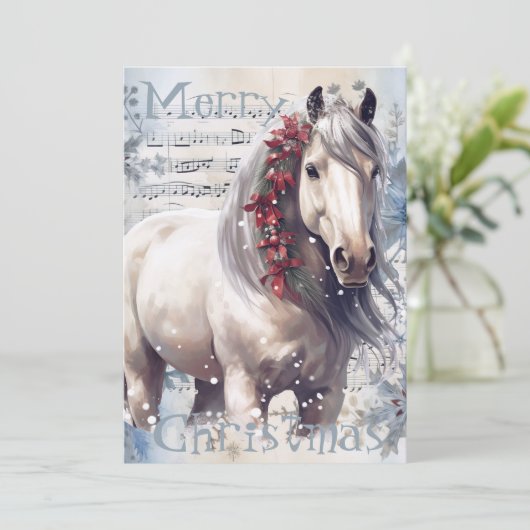馬冬のクリスマスウォーター色 シーズンカード (スタンド正面)