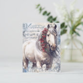 馬冬のクリスマスウォーター色 シーズンポストカード (スタンド正面)