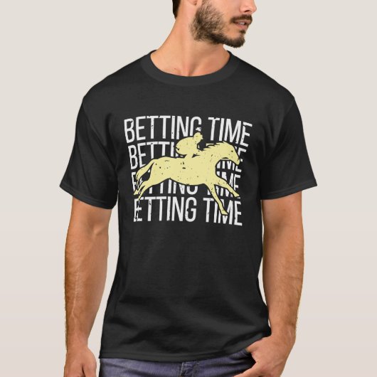 馬券ゲットだぜ！競馬予想3 Tシャツ (正面)