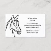 馬券会社名刺テンプレート 名刺 (裏面)