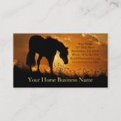 馬則又は獣医ウマ科の人 名刺 (正面)