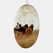 馬力のあるフィールドワーク セラミックオーナメント (右)