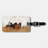 馬力のあるフィールドワーク ラゲッジタグ (正面横)