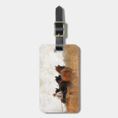 馬力のあるフィールドワーク ラゲッジタグ (正面縦)