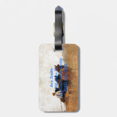 馬力のあるフィールドワーク ラゲッジタグ (裏面縦)