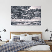 馬力の調和 キャンバスプリント (インサイチュ (寝室))