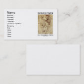 馬力はですすばらしい事(Da Vinciの馬) 名刺 (正面/裏面)