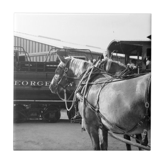 馬力蒸気力 タイル (正面)