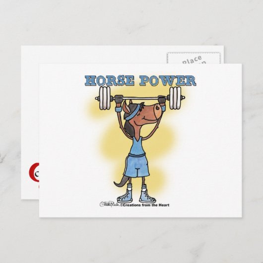 馬力 ポストカード (正面/裏面)