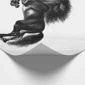 馬包み紙-カスタム文字と色 ラッピングペーパー (角)