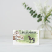 馬厩乗馬馬馬馬馬馬馬競馬団 名刺 (スタンド正面)