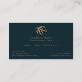 馬厩舎 名刺 (裏面)