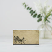 馬及びおかしな乗車のきちんとした名刺 名刺 (スタンド正面)