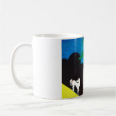 馬及びドラゴンのマグ コーヒーマグカップ (左)