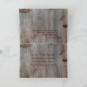 馬及び納屋の大戸は大事な行事をカードカスタマイズ カード (内部)