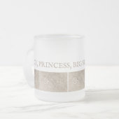 馬名エクエストリアンビッツバーンファームハウスタン フロストグラスマグカップ (正面左)