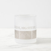 馬名エクエストリアンビッツバーンファームハウスタン フロストグラスマグカップ (中央)