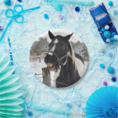 馬噛みフェンス柱 ペーパープレート (パーティー)