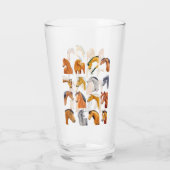 馬図 タンブラーグラス (裏面)