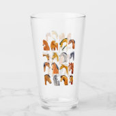 馬図 タンブラーグラス (正面)