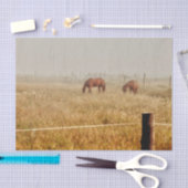 馬国の素朴切り離し 薄葉紙 (クラフト)