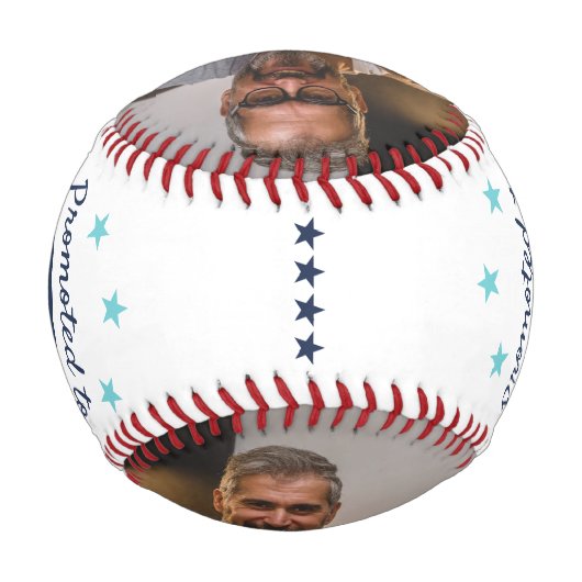 馬場に昇格 |新しい祖父の写真 野球ボール (裏面)