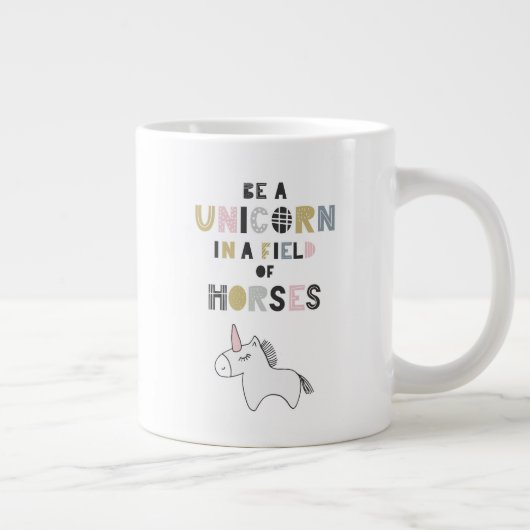 馬場の一角獣である ジャンボコーヒーマグカップ (右)