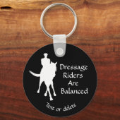 馬場馬場馬揃えパーソナライズされた キーホルダー (裏面)