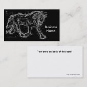 馬場馬術の名刺 名刺 (正面/裏面)