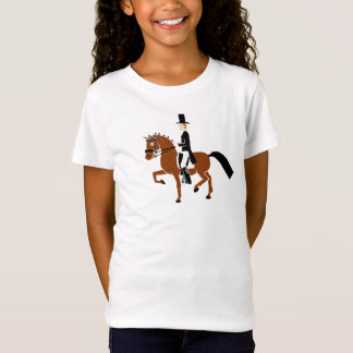 馬場馬術の子馬はティーをからかいます Tシャツ
