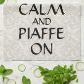 馬場馬術の平静及びPiaffeを保って下さい キッチンタオル (折り畳み)